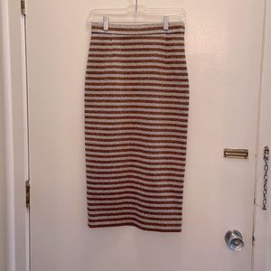 ✨ Gold and Solver Sparkly SMYTHE pencil skirt ✨ size 0